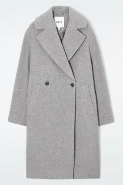 ABRIGO DE LANA OVERSIZE DE DOBLE BOTONADURA*COS Fashion