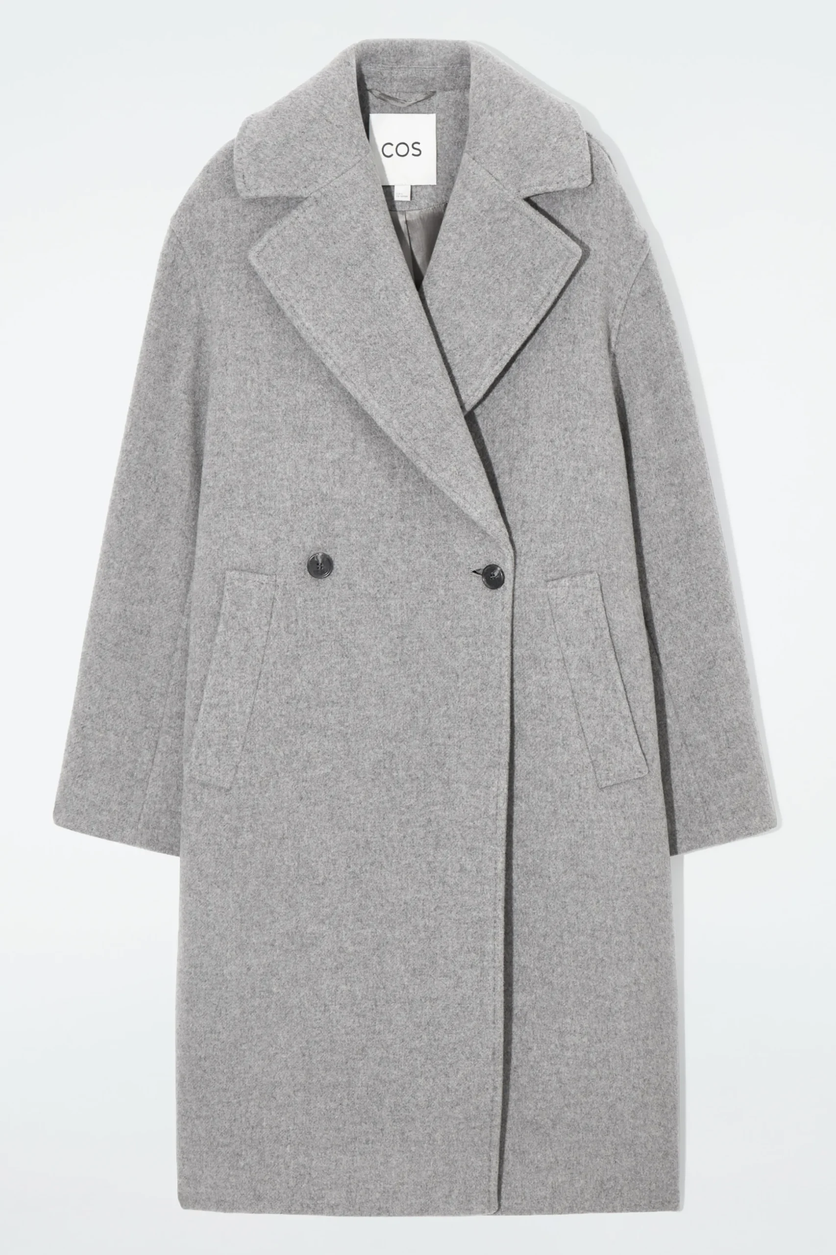 ABRIGO DE LANA OVERSIZE DE DOBLE BOTONADURA*COS Fashion