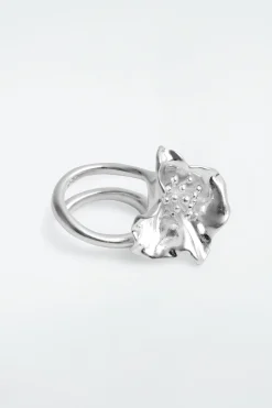 ANILLO EN ESPIRAL CON FLOR*COS New