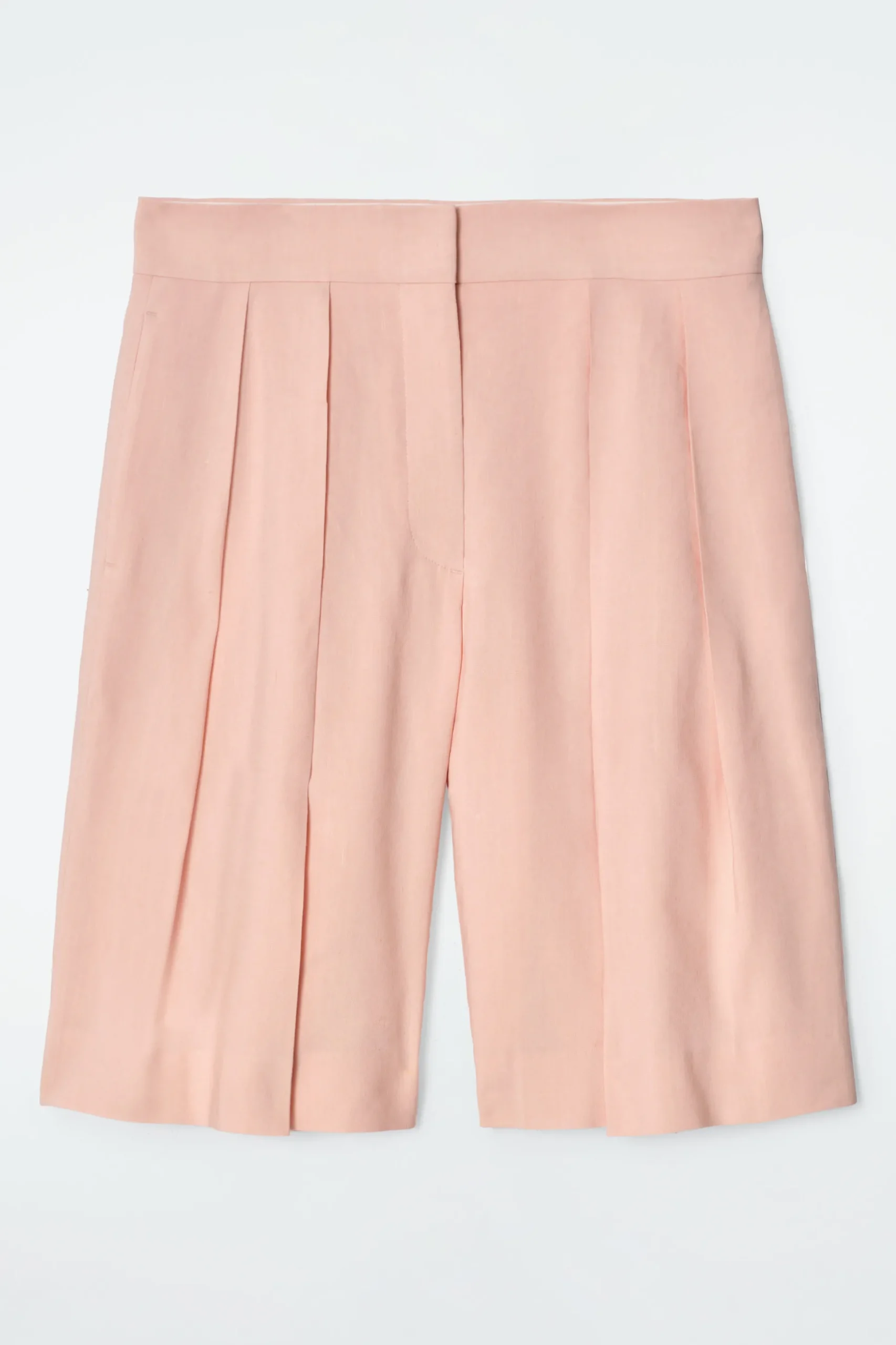 BERMUDAS DE LINO CON PINZAS*COS Sale