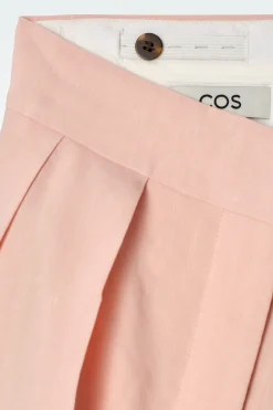 BERMUDAS DE LINO CON PINZAS*COS Sale