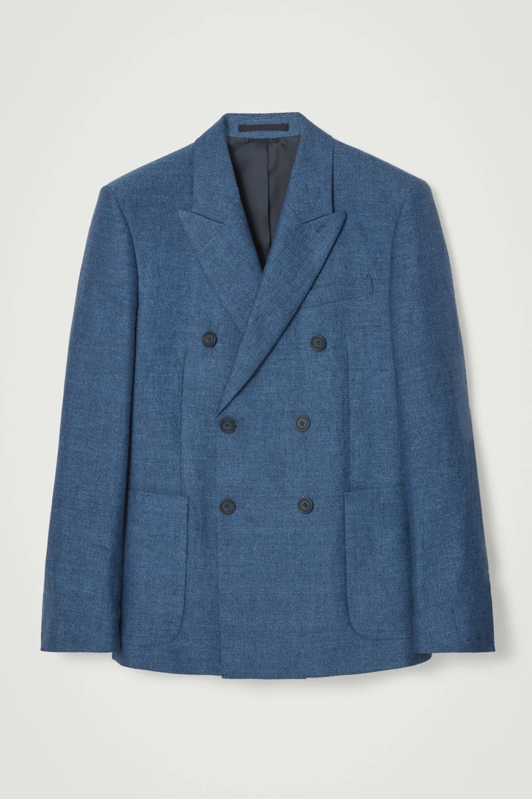 BLAZER DE LINO DOBLE BOTONADURA REGULAR FIT*COS Online