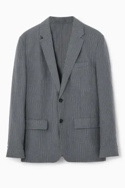 BLAZER DESESTRUCTURADA DE LINO*COS Sale