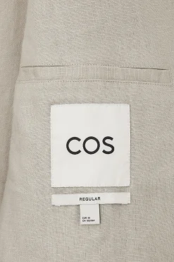 BLAZER DESESTRUCTURADA DE LINO*COS Outlet