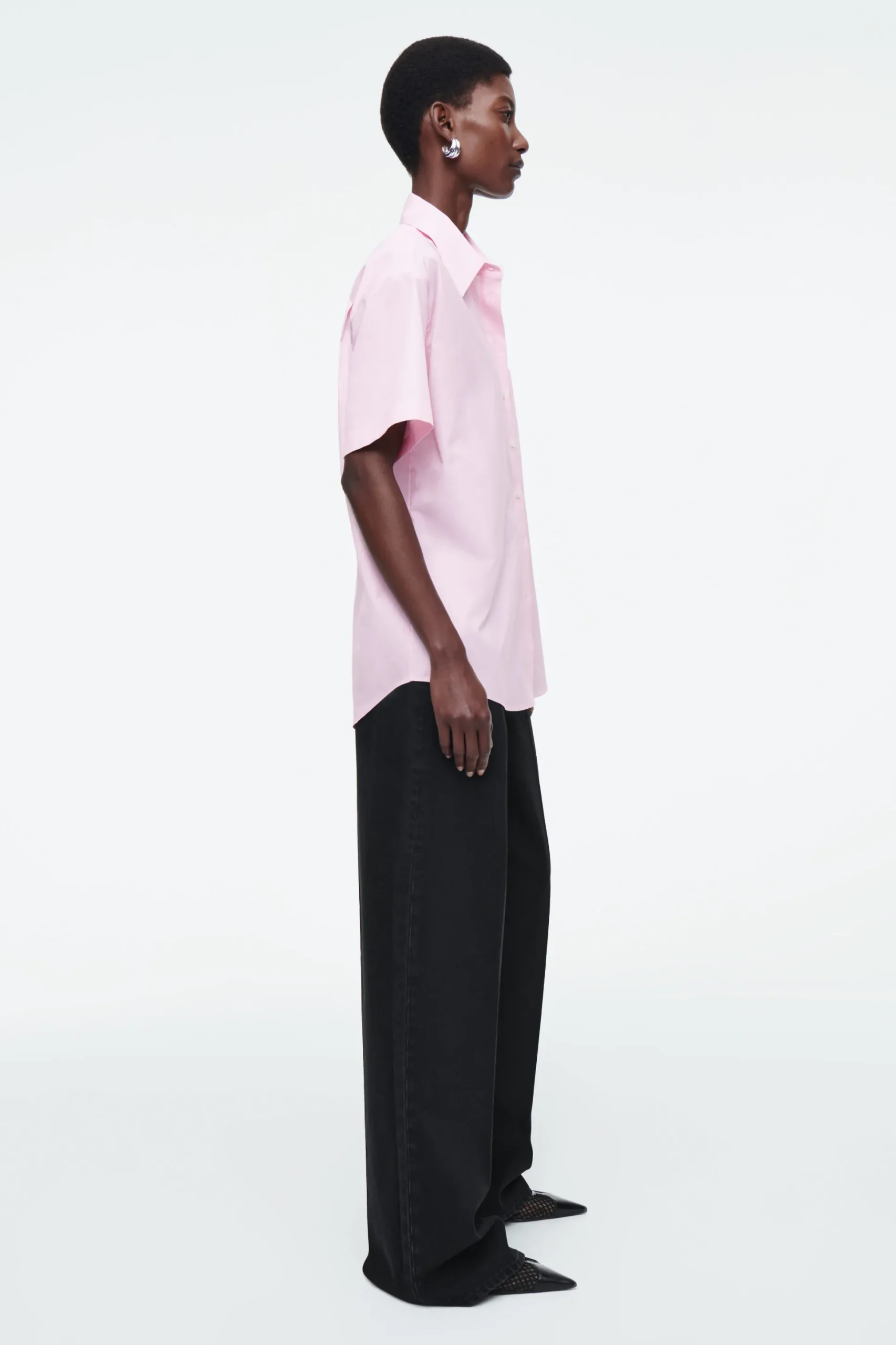 CAMISA ALGODÓN MANGA CORTA RELAXED FIT*COS Hot