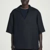 CAMISA DE LINO CON CUELLO ABIERTO*COS Hot