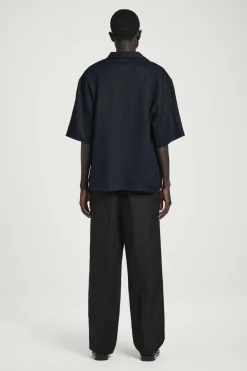 CAMISA DE LINO CON CUELLO ABIERTO*COS Hot