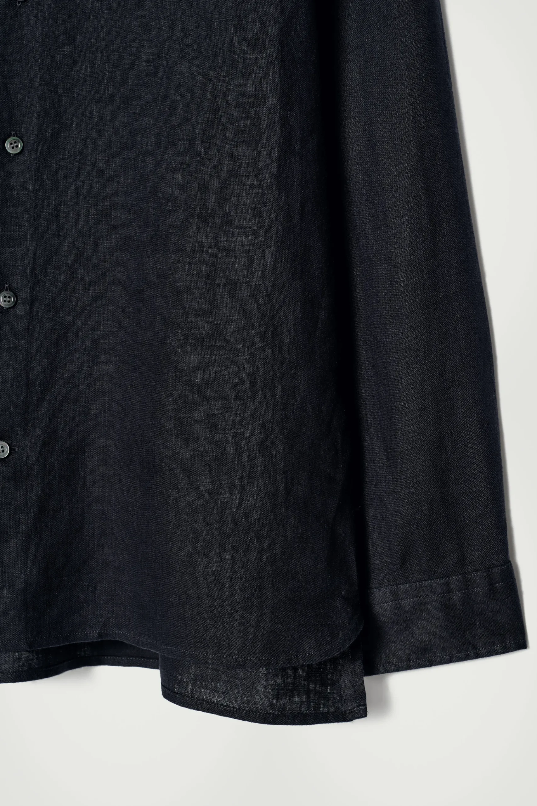 CAMISA DE LINO CON CUELLO MAO*COS Clearance