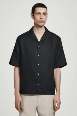 CAMISA DE LINO DE MANGA CORTA*COS Online