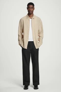 CAMISA DE LINO DE MANGA LARGA RELAXED FIT*COS Outlet