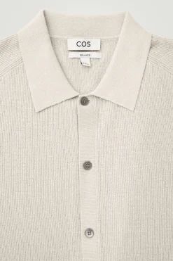 CAMISA DE LINO EN PUNTO DE CANALÉ RELAXED FIT*COS Online