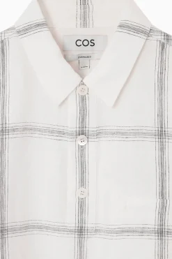 CAMISA OVERSIZE A CUADROS DE MEDIA TAPETA*COS Hot