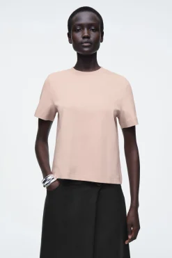 CAMISETA DE CORTE LIMPIO REGULAR FIT*COS Sale
