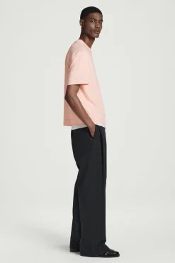 CAMISETA EN MEZCLA DE ALGODÓN Y LINO RELAXED-FIT*COS Clearance