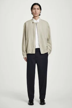 CHAQUETA BOMBER DE LINO*COS Fashion