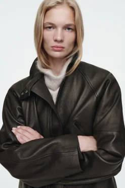 CHAQUETA DE PIEL*COS Clearance