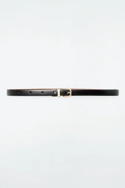 CINTURÓN DE PIEL FINO REVERSIBLE*COS Sale