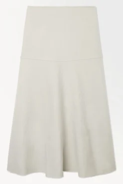 FALDA MIDI DE MEZCLA DE LANA*COS Best