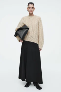 JERSEY DE MOHAIR EN PUNTO TRENZADO*COS Online