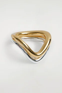 PACK DE DOS ANILLOS CURVADOS*COS New