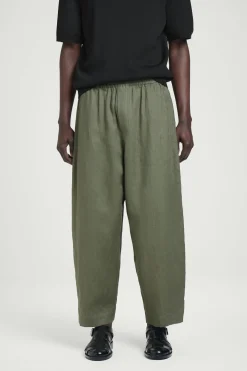 PANTALÓN ANCHO DE LINO CON CINTURA ELÁSTICA*COS Clearance