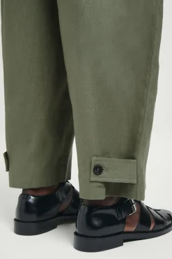 PANTALÓN ANCHO DE LINO CON CINTURA ELÁSTICA*COS Clearance