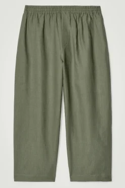 PANTALÓN ANCHO DE LINO CON CINTURA ELÁSTICA*COS Clearance