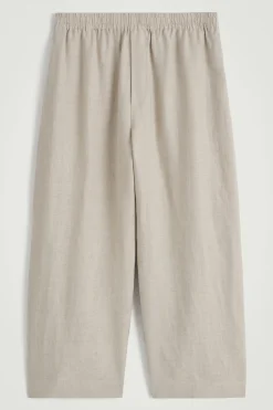 PANTALÓN ANCHO DE LINO CON CINTURA ELÁSTICA*COS Hot
