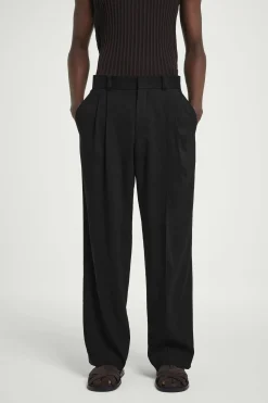 PANTALÓN ANCHO EN MEZCLA DE LINO*COS Best