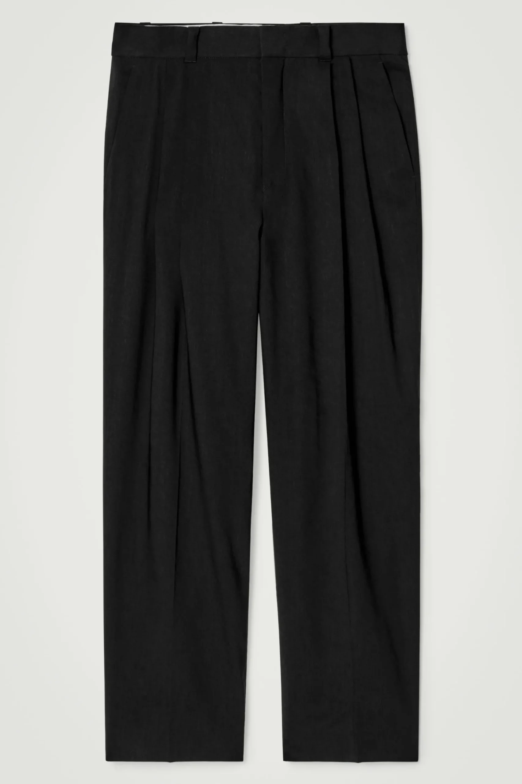 PANTALÓN ANCHO EN MEZCLA DE LINO*COS Best