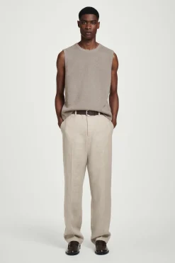 PANTALÓN TAPERED-FIT DE LINO*COS Clearance