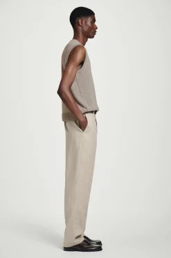 PANTALÓN TAPERED-FIT DE LINO*COS Clearance