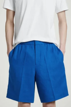 PANTALONES CORTOS DE LINO ELÁSTICO*COS Sale
