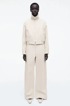 PANTALONES DE ALGODÓN DE PIERNA ANCHA*COS Best