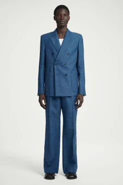 PANTALONES DE TRAJE DE CAMPANA DE LINO*COS Best