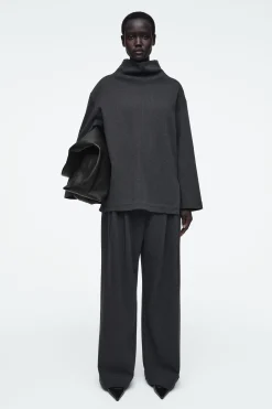 PANTALONES PLISADOS ESPIGUILLA PERNERA ANCHA*COS Best