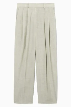 PANTALONES SASTRE PERNERAS ANCHAS LANA RELAXED FIT*COS Fashion