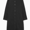 VESTIDO CAMISERO MIDI DE PANA*COS New