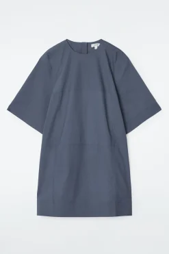 VESTIDO CAMISERO OVERSIZE DE POPELINA CON PANELES*COS Outlet