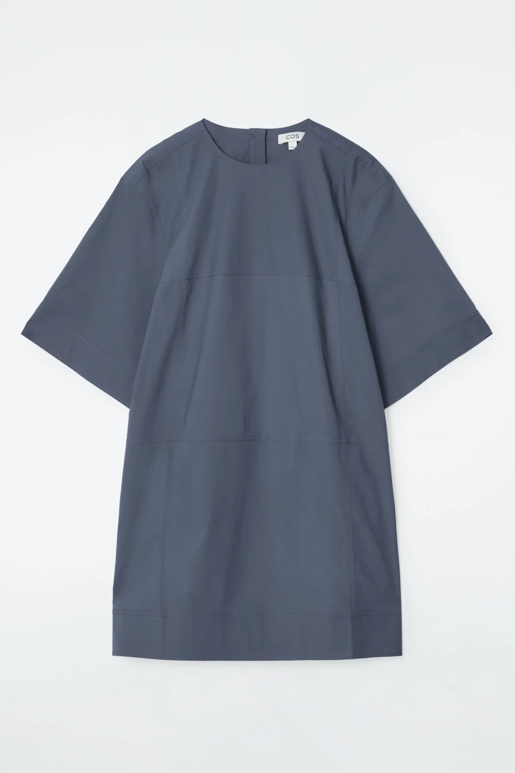 VESTIDO CAMISERO OVERSIZE DE POPELINA CON PANELES*COS Outlet