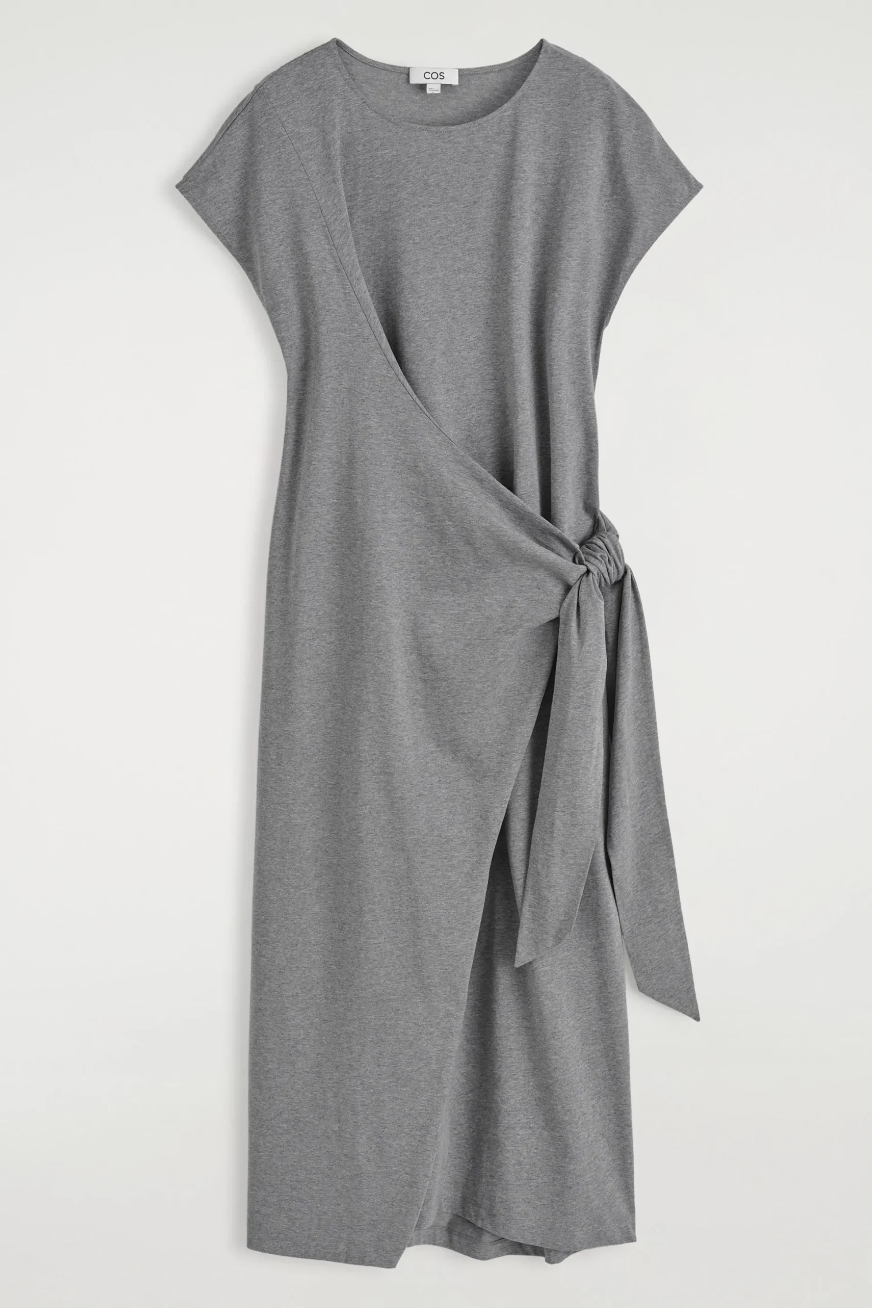 VESTIDO CAMISETA CON FRONTAL CRUZADO*COS Hot