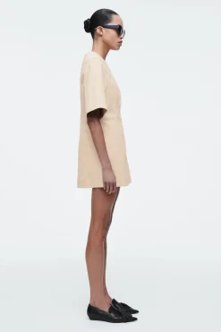 VESTIDO CORTO DE ANTE*COS Best