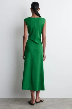 VESTIDO MIDI CON DETALLE DE NUDO*COS Fashion