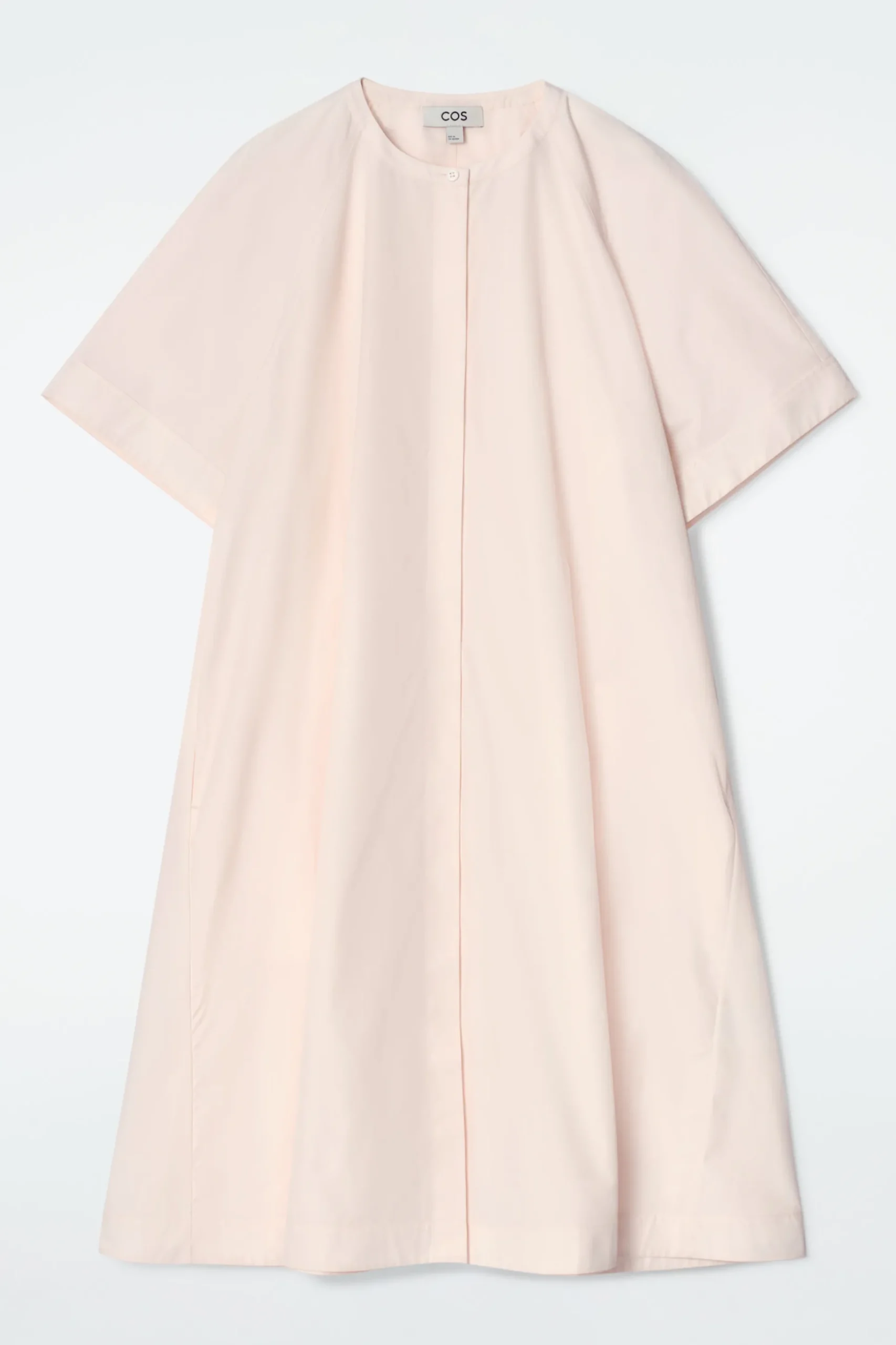 VESTIDO MIDI DE ALGODÓN CON MANGAS RAGLÁN*COS Hot